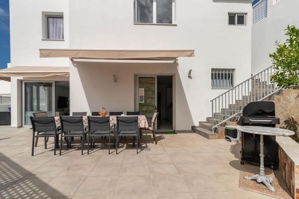 Big Villa Tauro With Private Heated Saltwater Pool & Jacuzzi & Bbq & Game Room & Arcade Games Mogán Exteriér fotografie