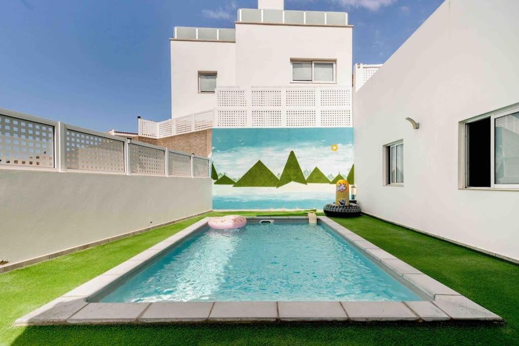 Big Villa Tauro With Private Heated Saltwater Pool & Jacuzzi & Bbq & Game Room & Arcade Games Mogán Exteriér fotografie