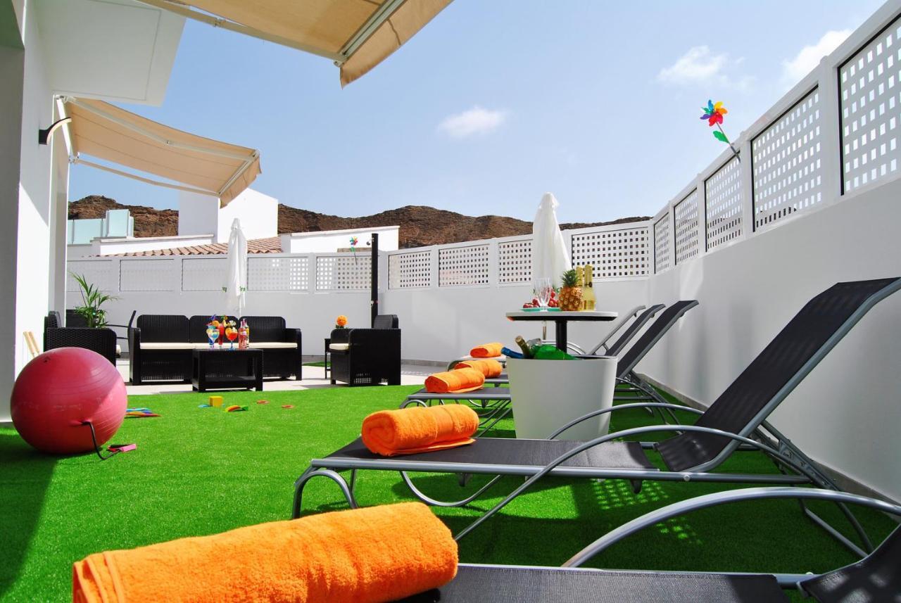 Big Villa Tauro With Private Heated Saltwater Pool & Jacuzzi & Bbq & Game Room & Arcade Games Mogán Exteriér fotografie
